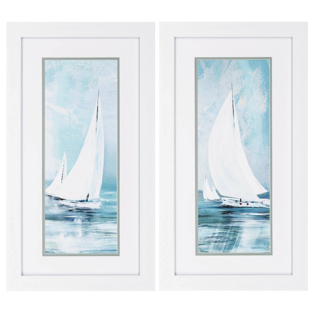 15" X 27" White Frame Soft Sail (Set Of 2) — view 3