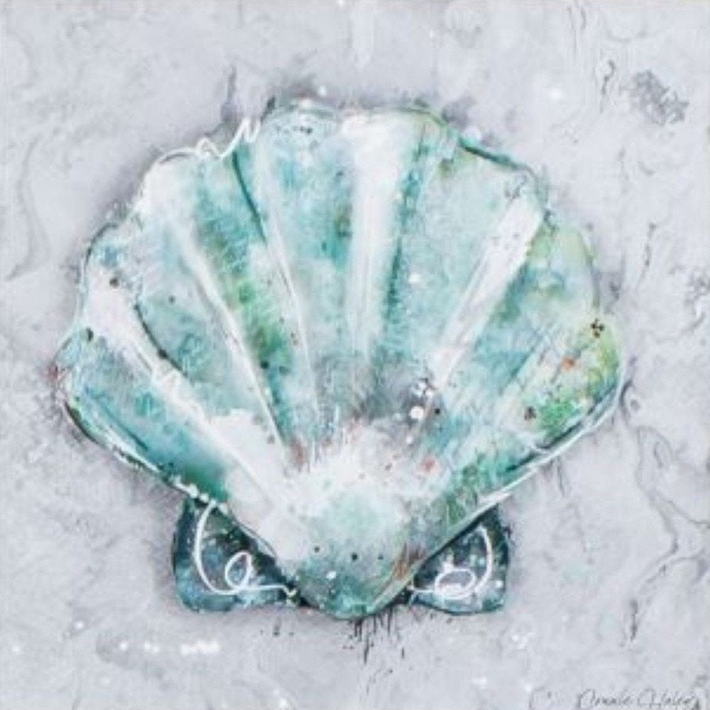 12" X 12" Matte White Frame Sealife (Set Of 4) — view 3