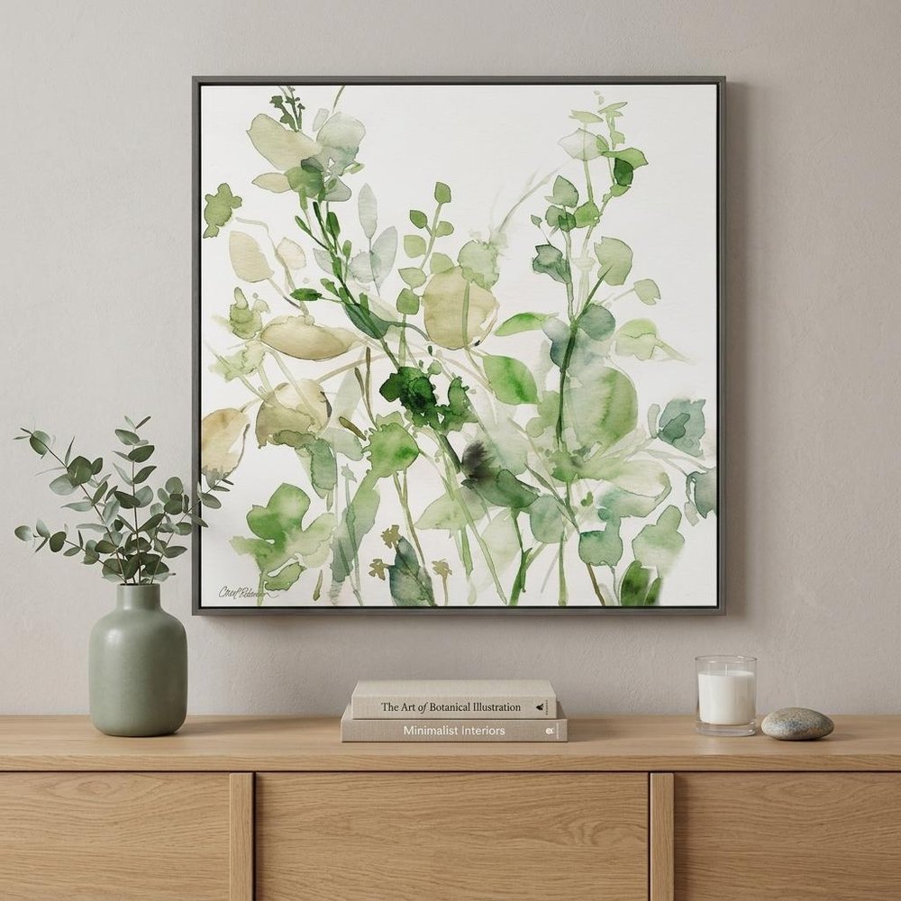 30" X 30" Woodtoned Frame Sage Garden Ii — view 5