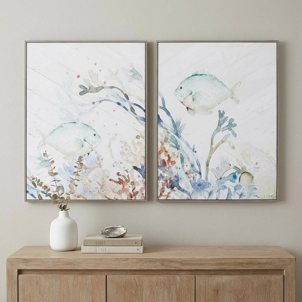18" X 24" Woodtoned Frame Under The Sea (Set Of 2) — view 4