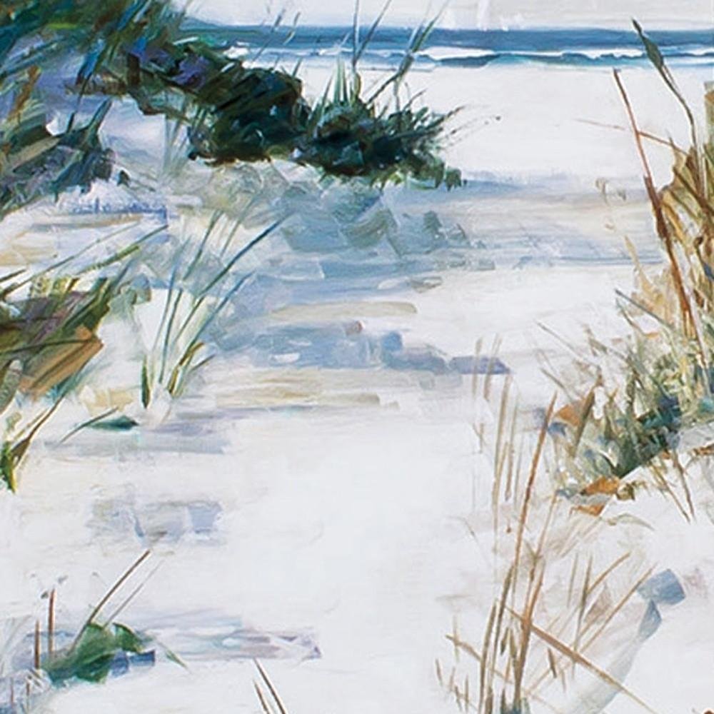 31" X 25" White Ocean Dunes Framed Wall Decor — view 4