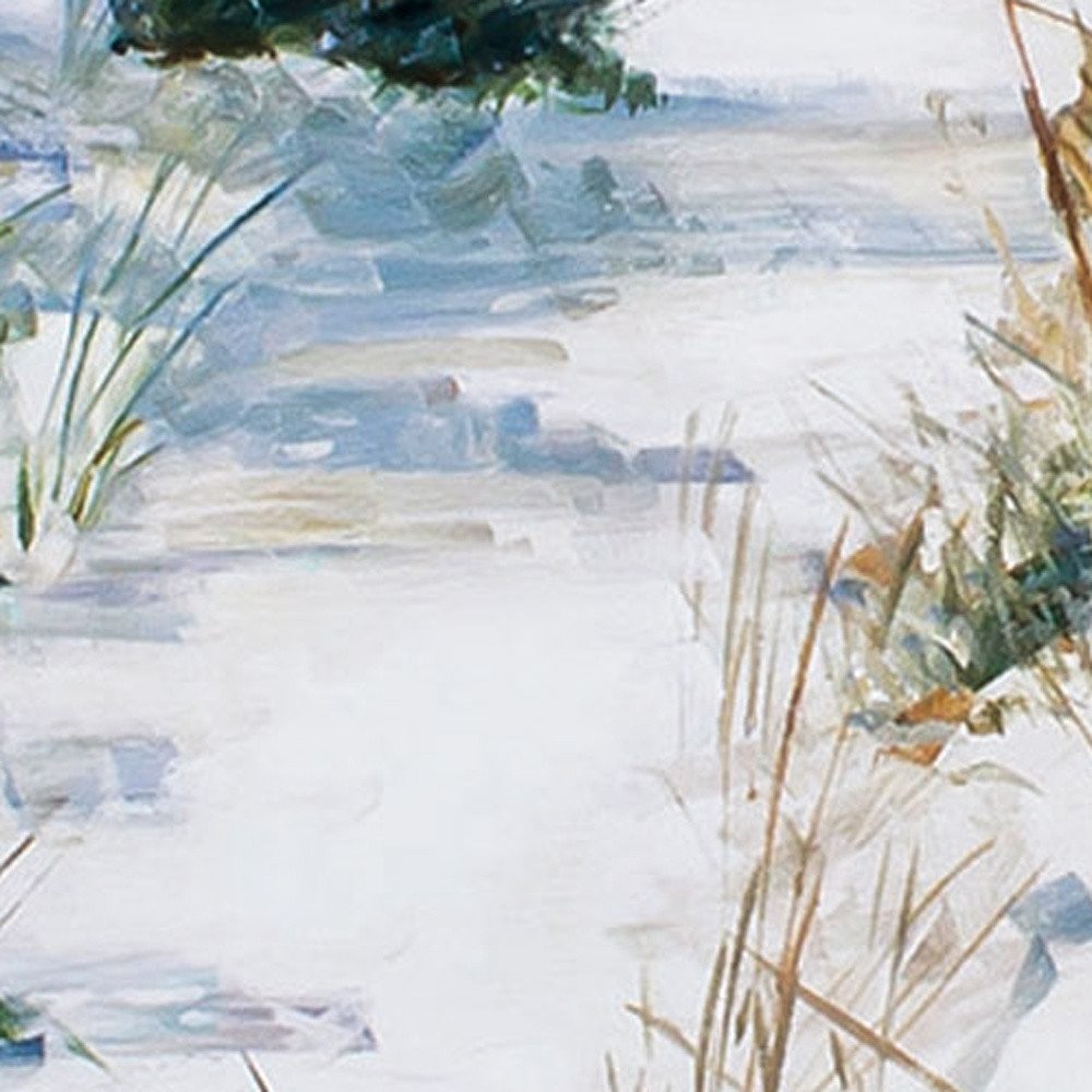 31" X 25" White Ocean Dunes Framed Wall Decor — view 5