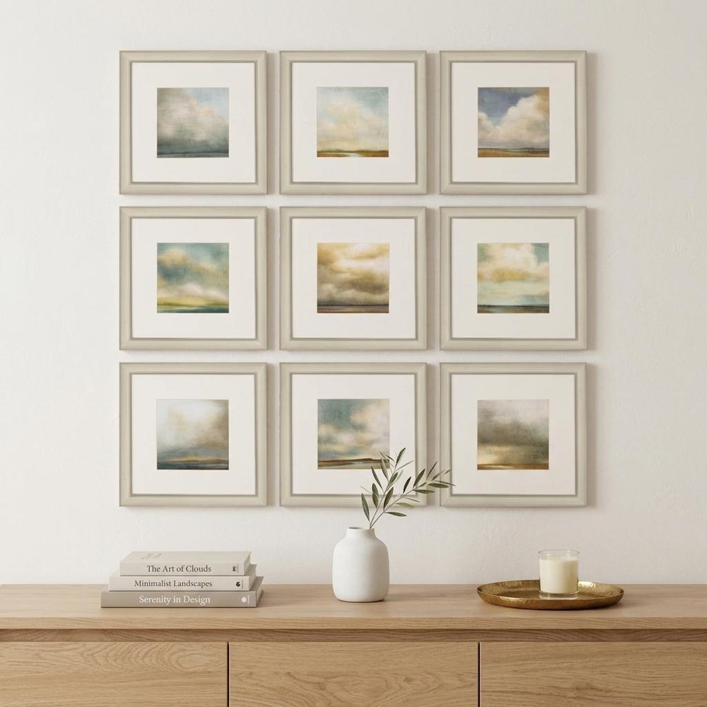 16" X 16" Champagne Gold Color Frame  Atmosphere (Set Of 9) — view 4