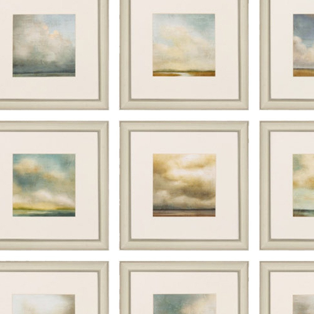 16" X 16" Champagne Gold Color Frame  Atmosphere (Set Of 9) — view 2