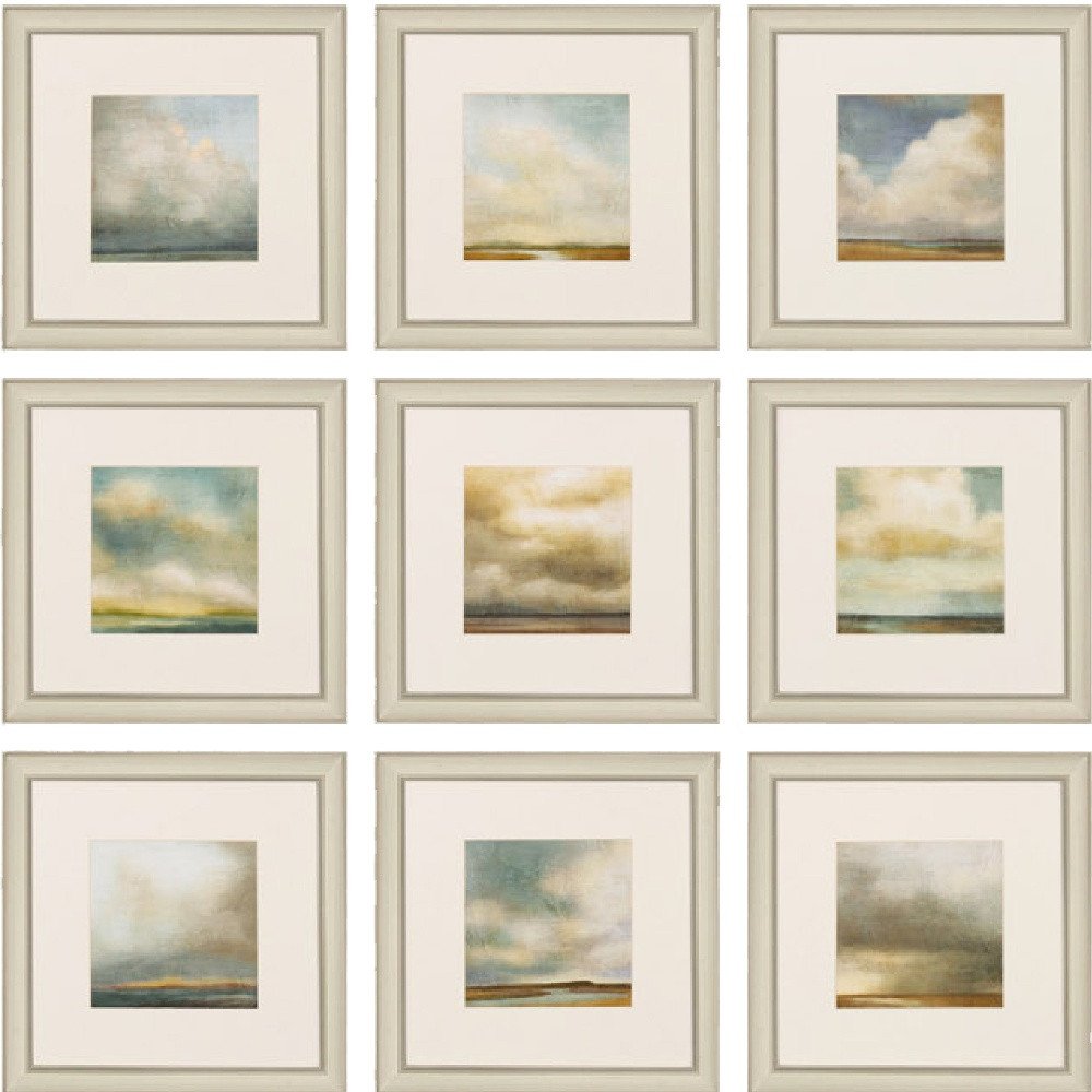 16" X 16" Champagne Gold Color Frame  Atmosphere (Set Of 9) — view 3
