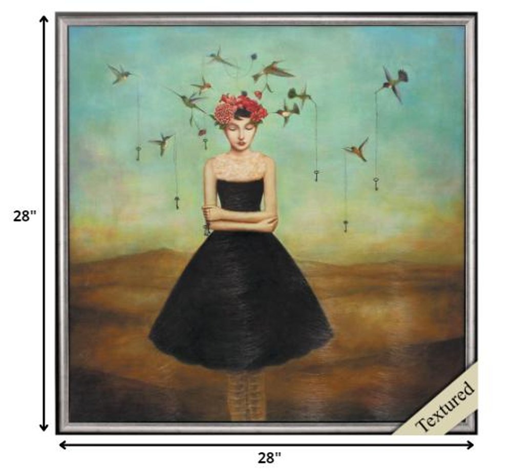 28" X 28" Silver Frame Fair Trade Frame Of Mind — view 1