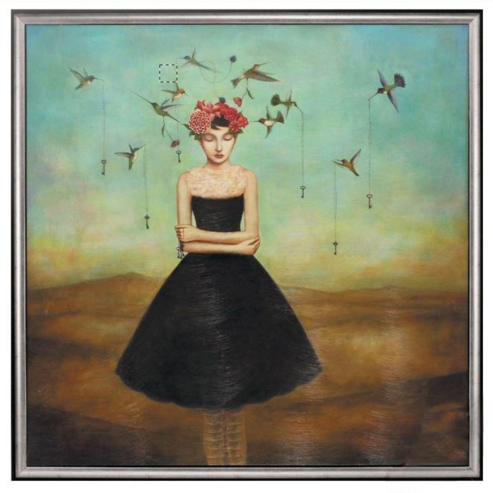 28" X 28" Silver Frame Fair Trade Frame Of Mind — view 2