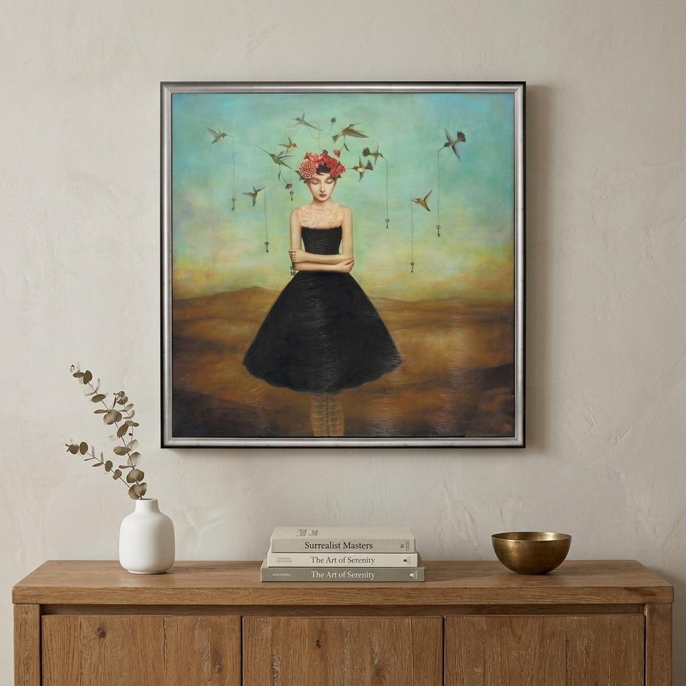 28" X 28" Silver Frame Fair Trade Frame Of Mind — view 5