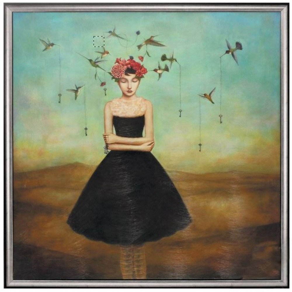 28" X 28" Silver Frame Fair Trade Frame Of Mind — view 4