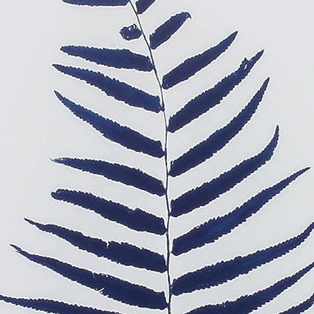 Set of Two Indigo Leaves Champagne Gold Framed Art — view 2