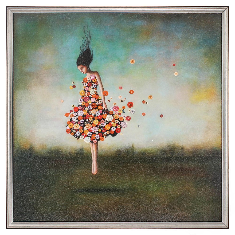 27" X 27" Silver Frame Boundlessness In Bloom — view 2