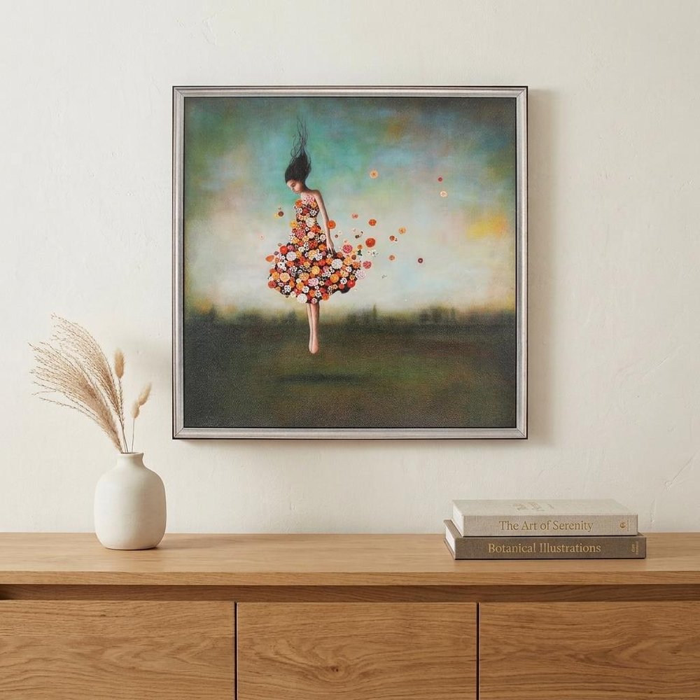 27" X 27" Silver Frame Boundlessness In Bloom — view 5