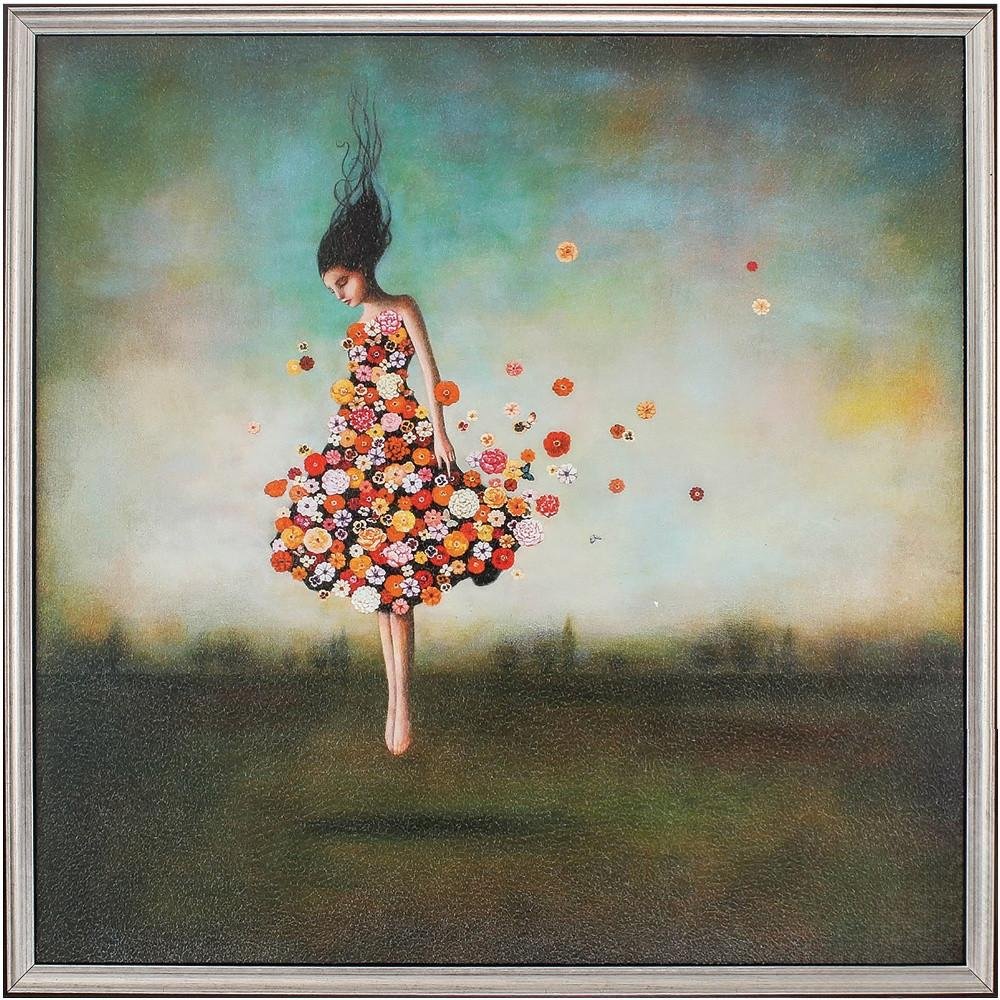 27" X 27" Silver Frame Boundlessness In Bloom — view 4