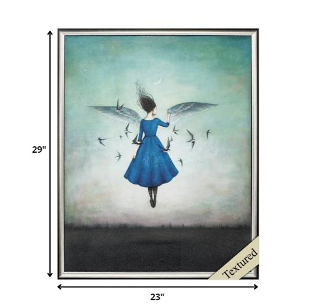 23" X 29" Silver Frame Swift Encounter — view 1
