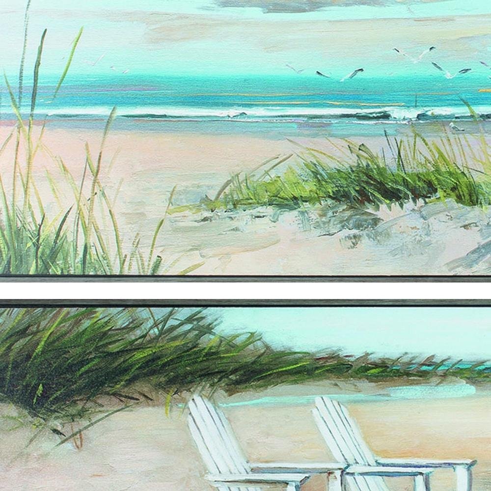 36" X 12" Woodtoned Frame Wind Water (Set Of 2) — view 4