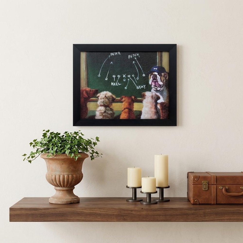 11" X 9" Black Frame Game Plan — view 5