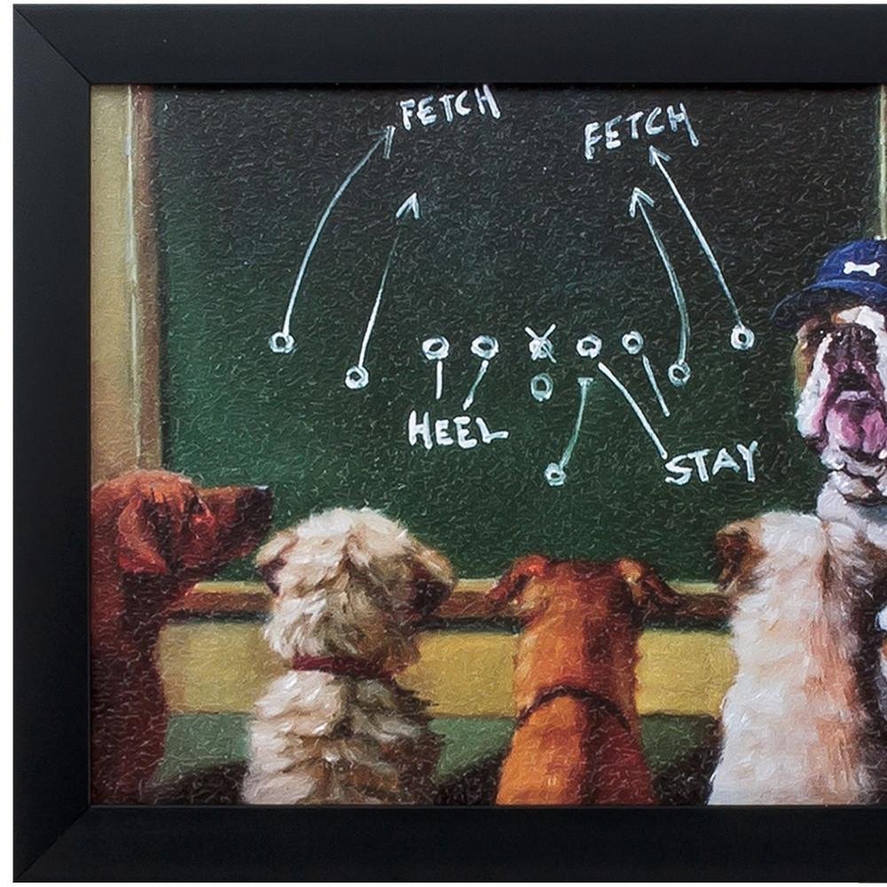 11" X 9" Black Frame Game Plan — view 3