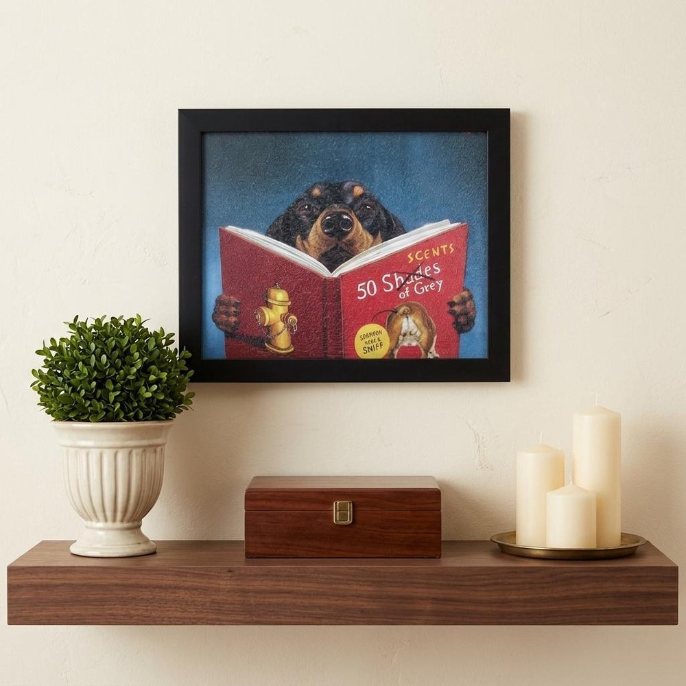 11" X 9" Black Frame 50 Scents Of Gray — view 5