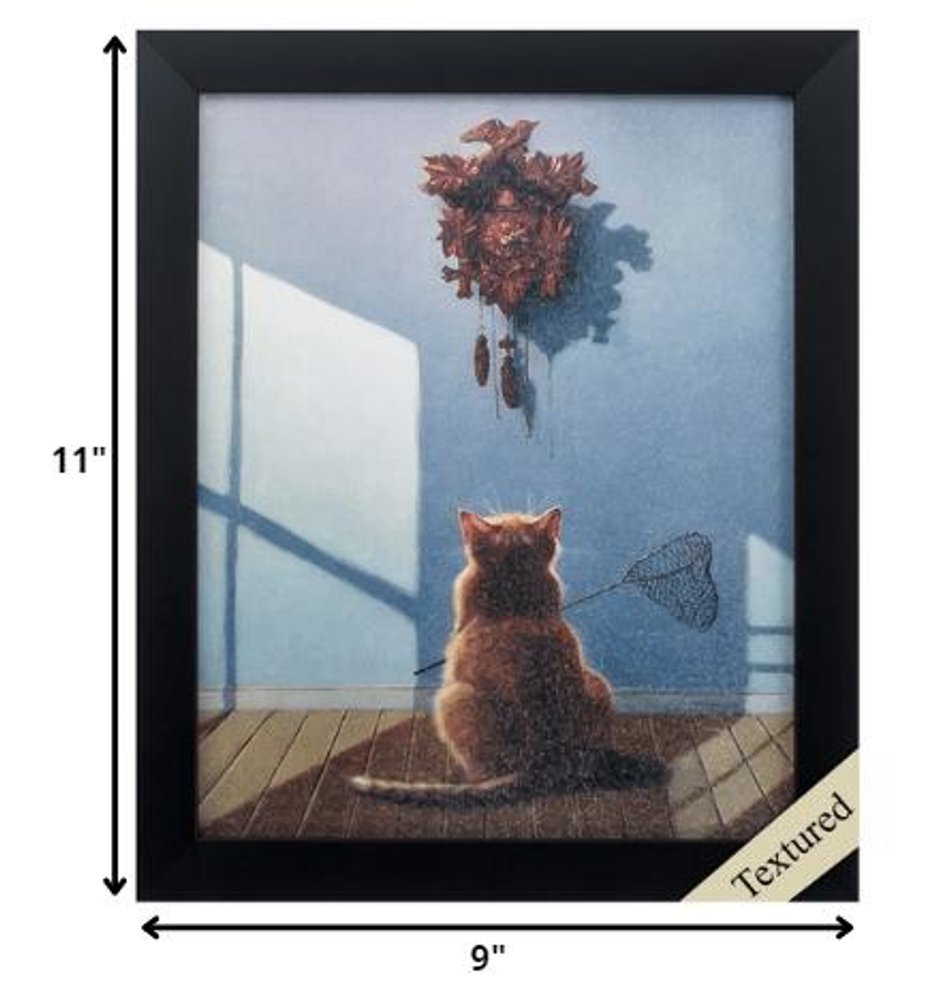 9" X 11" Black Frame A Timely Lunch — view 1
