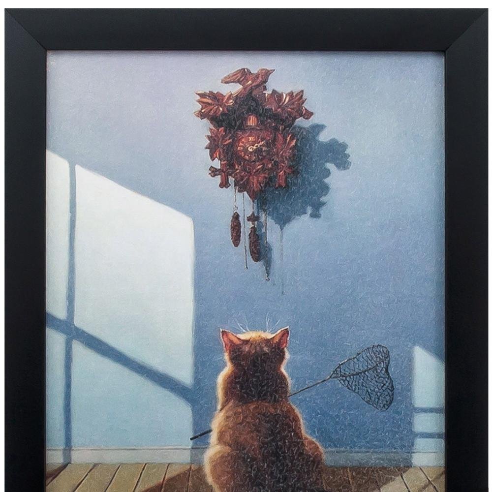 9" X 11" Black Frame A Timely Lunch — view 3
