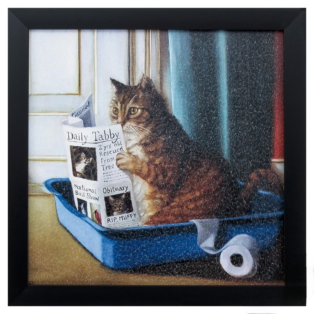 11" X 11" Black Frame Kitty Throne — view 2