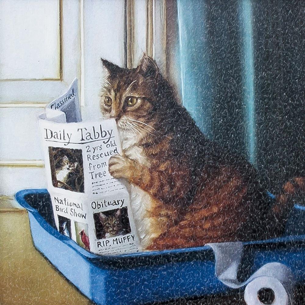 11" X 11" Black Frame Kitty Throne — view 3