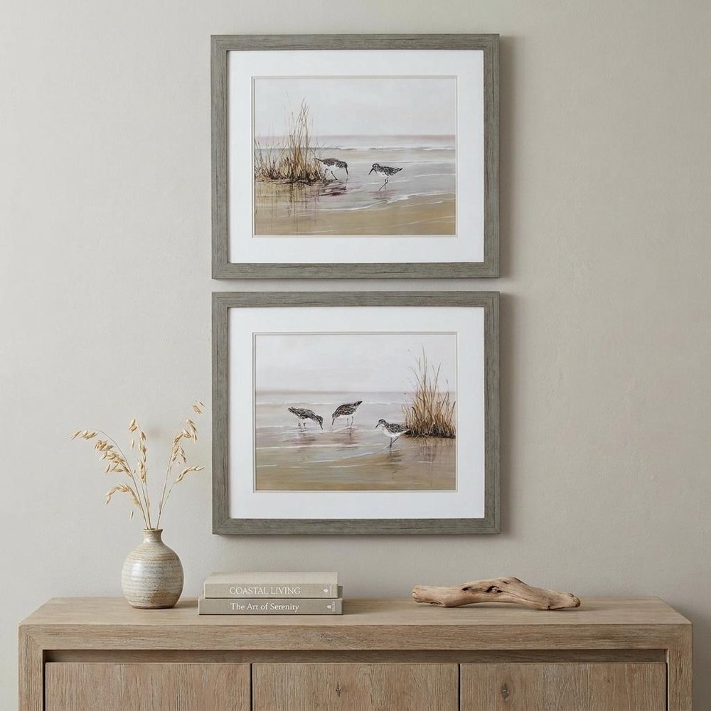 28" X 24" Woodtoned Frame Early Risers (Set Of 2) — view 4