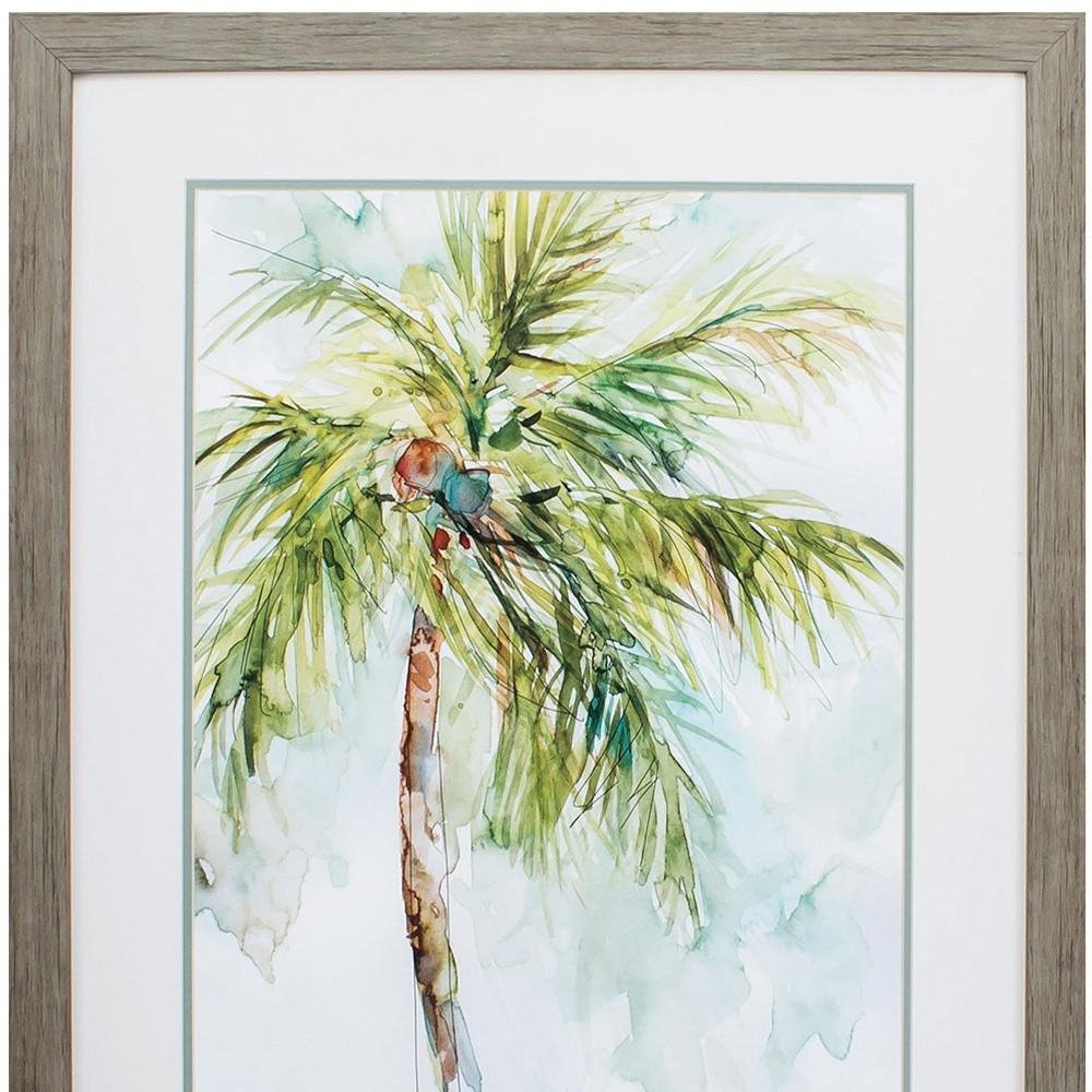 27" X 33" Woodtoned Frame Palm Breezes I — view 4