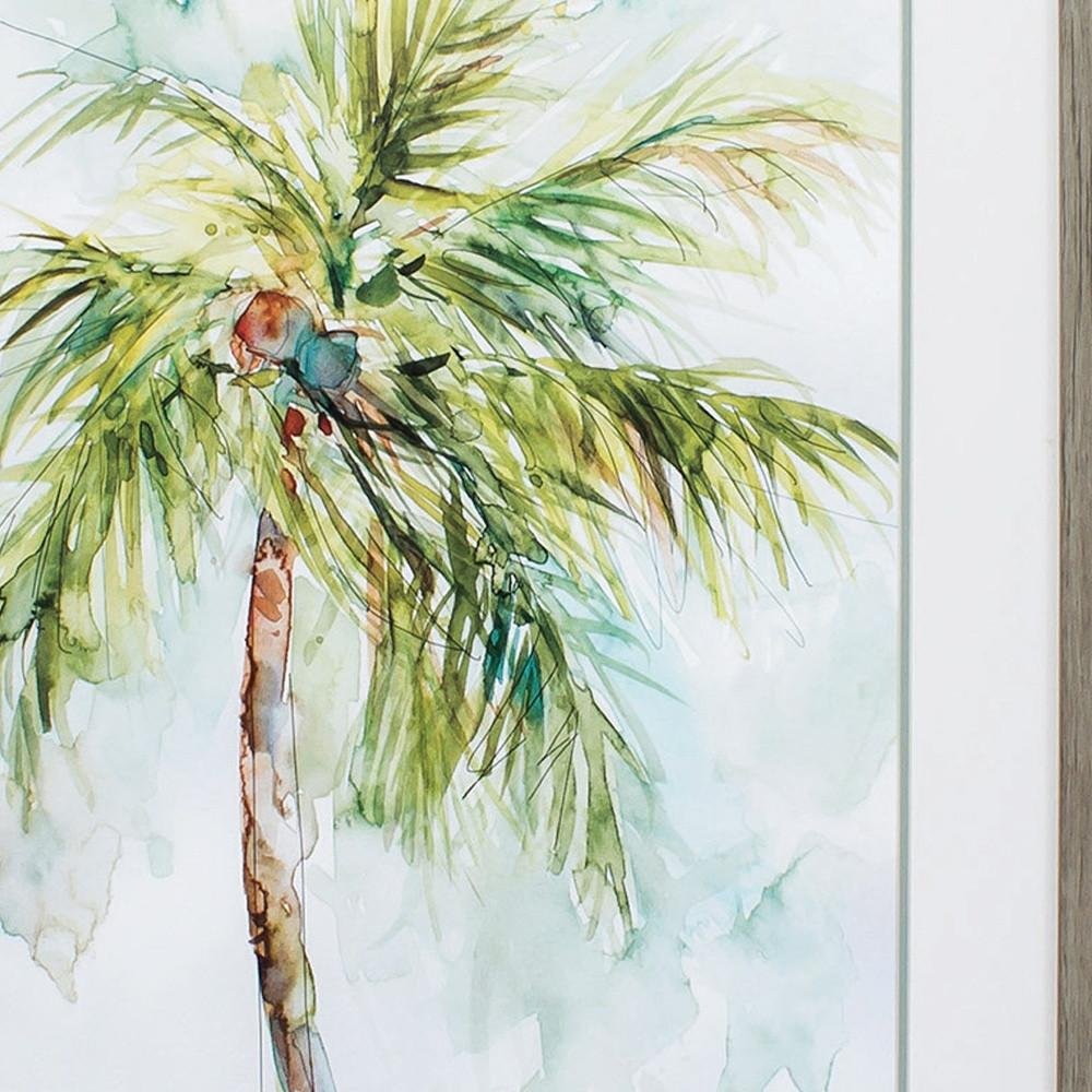 27" X 33" Woodtoned Frame Palm Breezes I — view 5