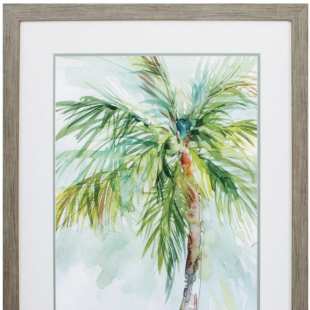 27" X 33" Woodtoned Frame Palm Breezes Ii — view 4