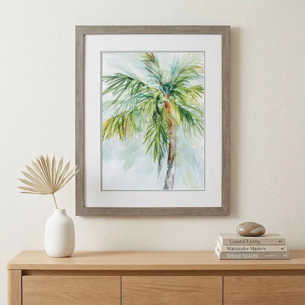 27" X 33" Woodtoned Frame Palm Breezes Ii — view 6