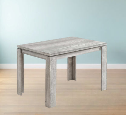 47" Gray Dining Table