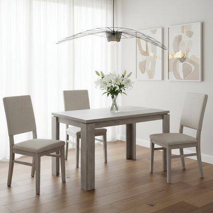 47" Gray Dining Table HomeRoots