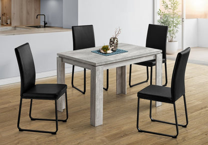 47" Gray Dining Table HomeRoots