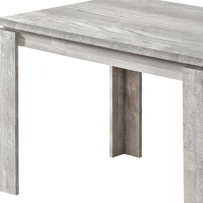 47" Gray Dining Table HomeRoots