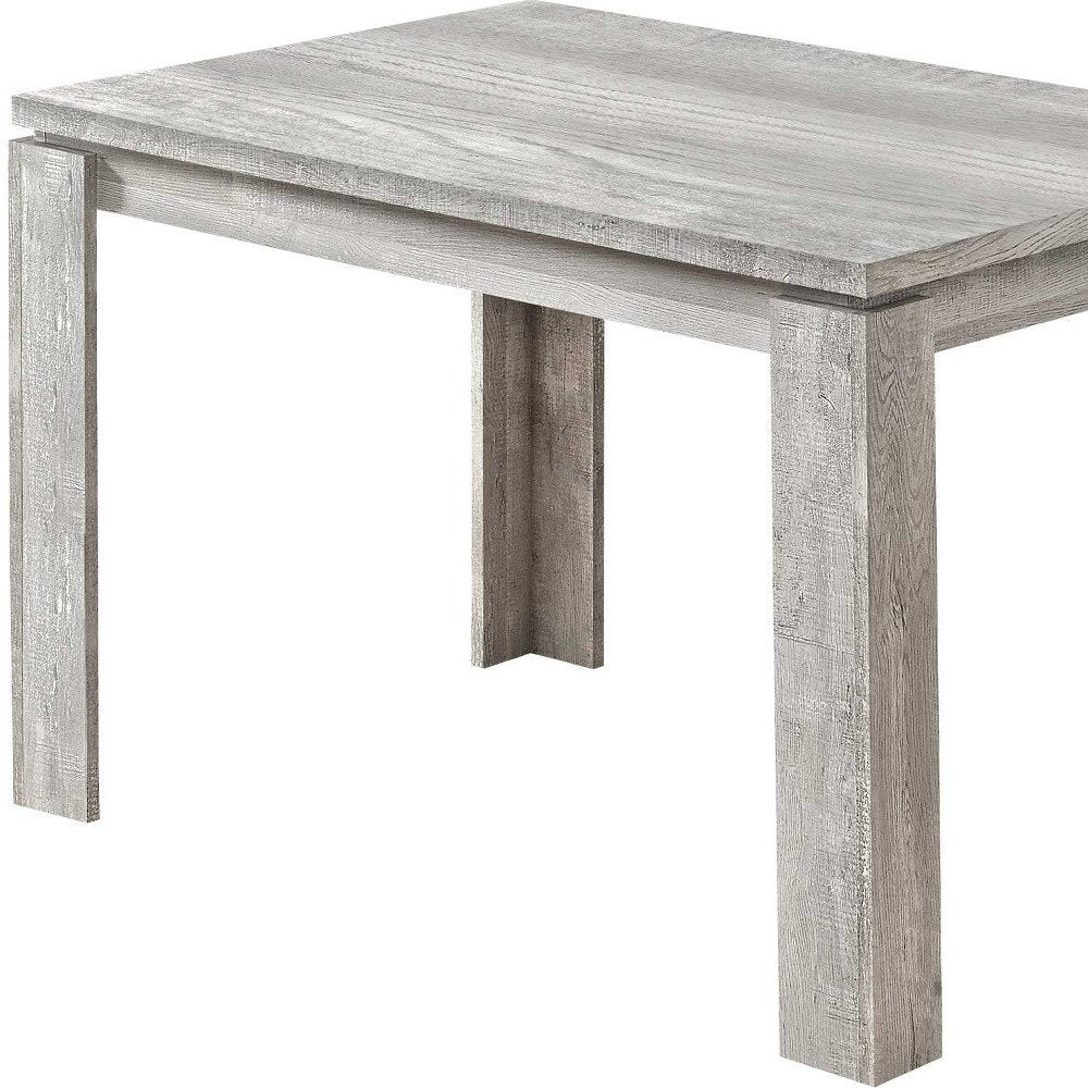 47" Gray Dining Table HomeRoots