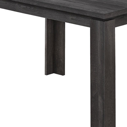 47" Black Dining Table HomeRoots