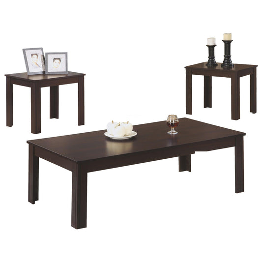 Cappuccino Table Set - 3Pcs Set - FurniFindUSA