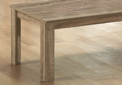 Set of Three 44" Taupe Coffee Table HomeRoots
