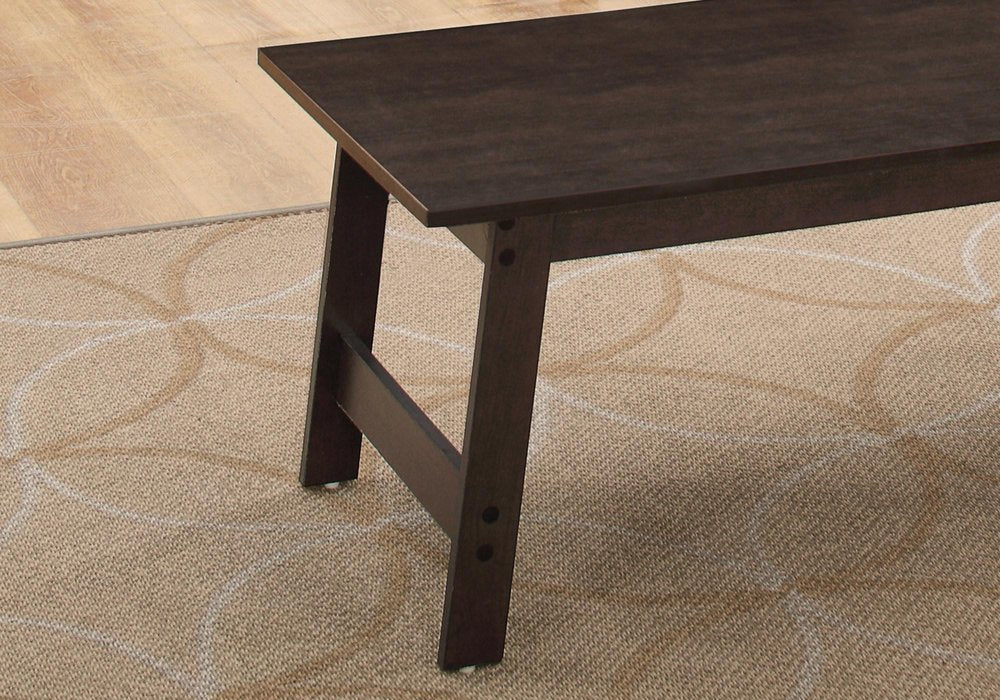 Set of Three 36" Espresso Coffee Table HomeRoots