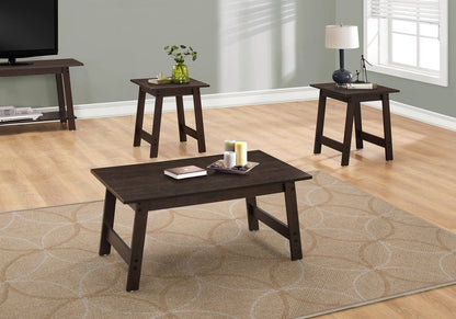 Set of Three 36" Espresso Coffee Table HomeRoots