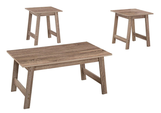 Dark Taupe Table Set - 3Pcs Set - FurniFindUSA