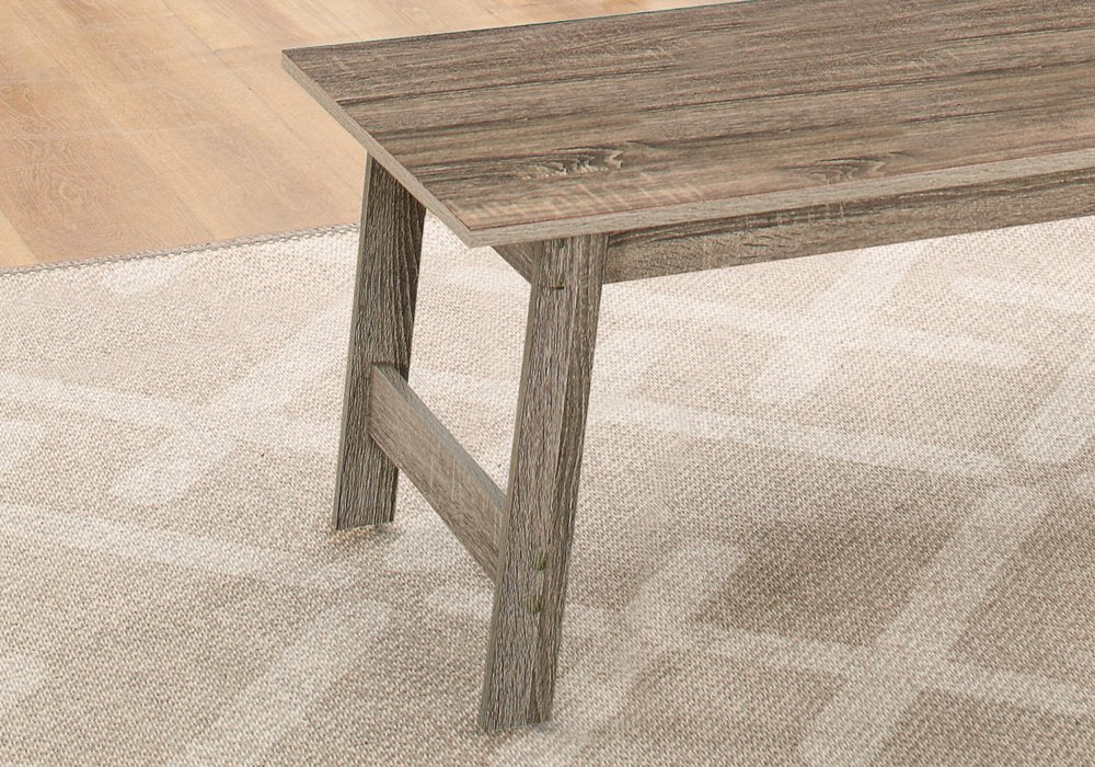 Set of Three 36" Taupe Coffee Table HomeRoots