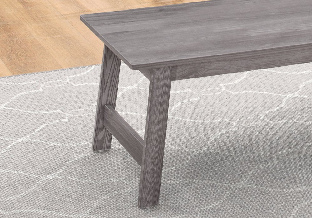 Set of Three 36" Gray Coffee Table HomeRoots