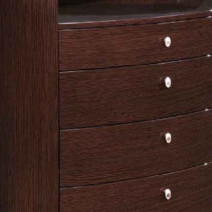 63" Brown Wood Six Drawer Dresser HomeRoots
