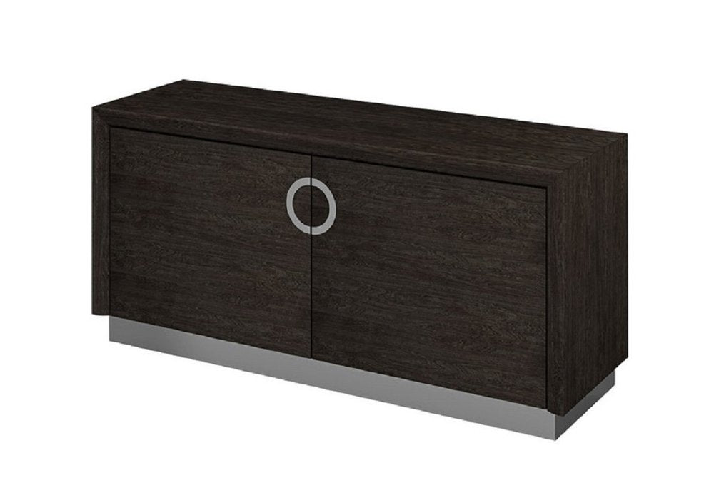 72" Gray Buffet Table with Two Doors HomeRoots