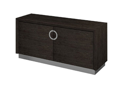 72" Gray Buffet Table with Two Doors HomeRoots