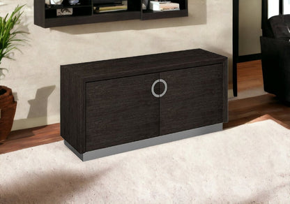 72" Gray Buffet Table with Two Doors HomeRoots