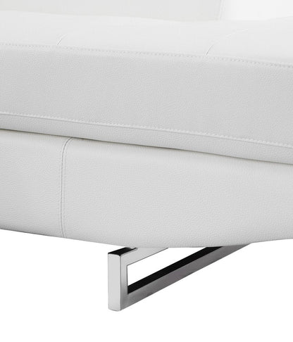 Gray Leather L Shaped Two Piece Corner Sectional HomeRoots