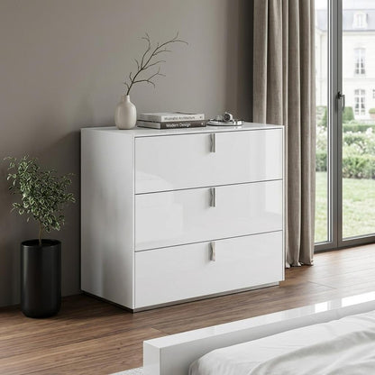 62" White Wood Six Drawer HomeRoots